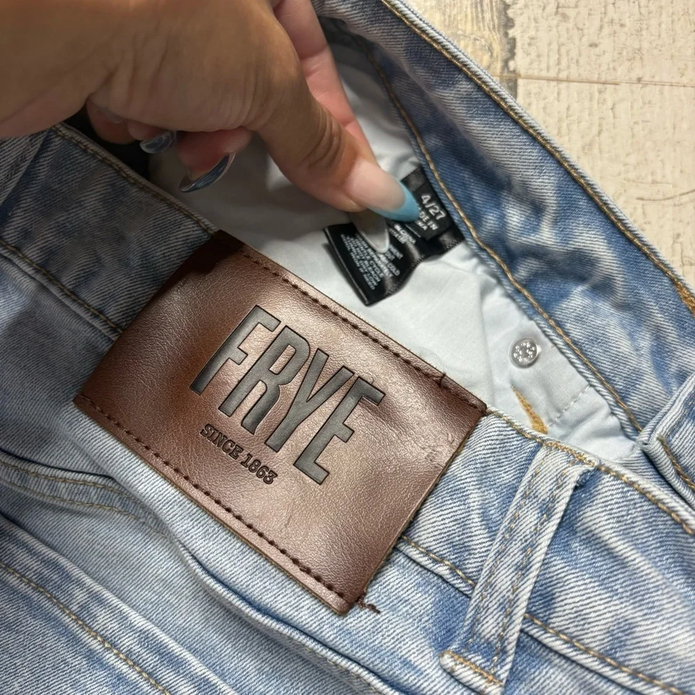 Frye Ankle Cropped Jeans Size 4/27 - Picture 4 of 8